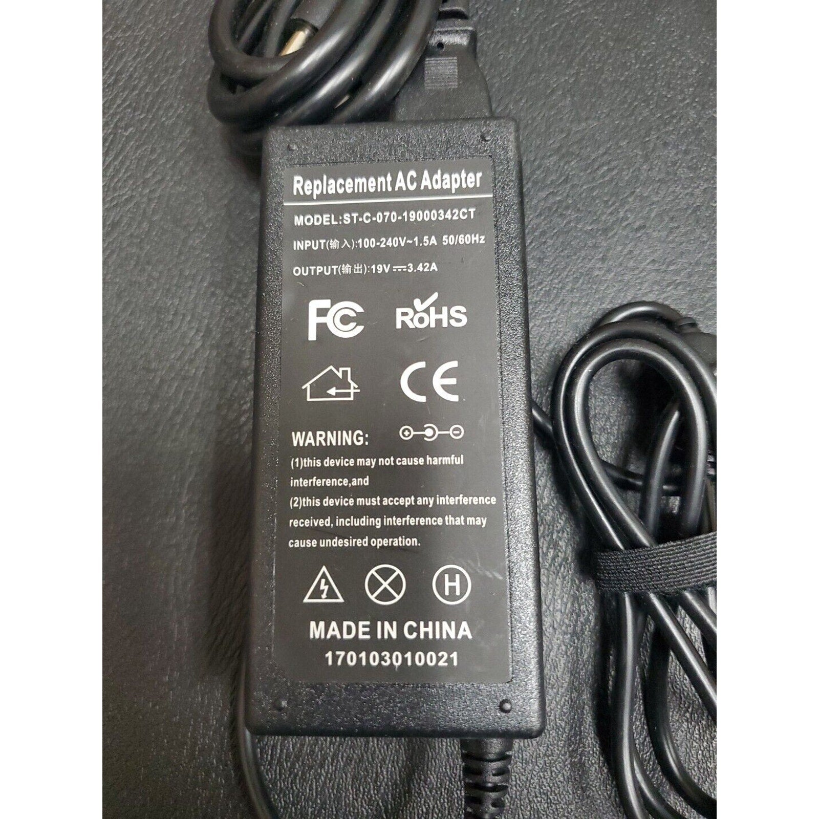 19V 65W AC Adapter Charger For ACER ST-C-070-19000342CT Laptop Power Supply Cord