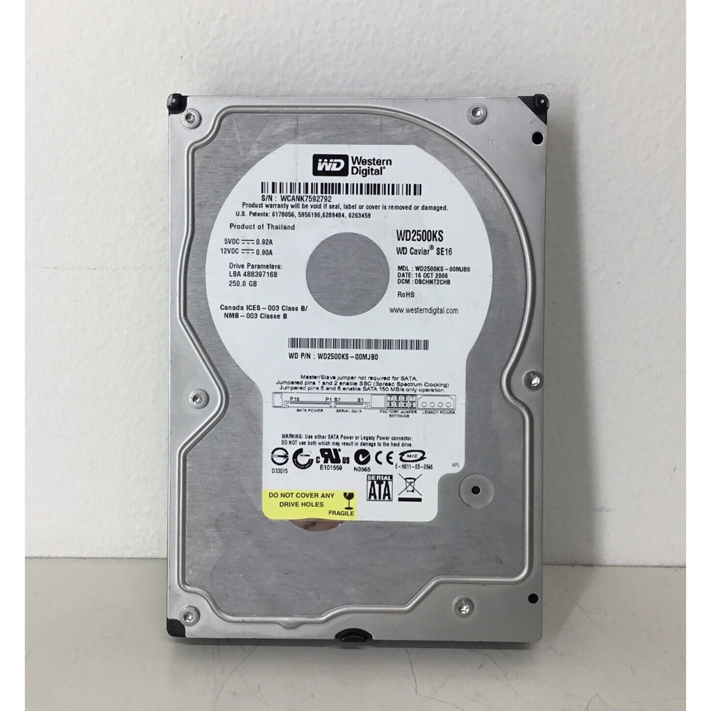 Western Digital Caviar SE16 WD2500KS 250 GB Internal 7200 RPM SATA 3.5"
