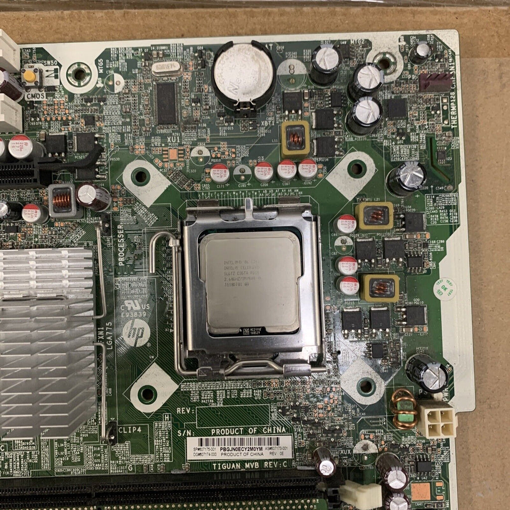 HP Compaq Pro 4000 SFF Motherboard DDR3 607173-001 607175-001 W/ Intel E3400 CPU