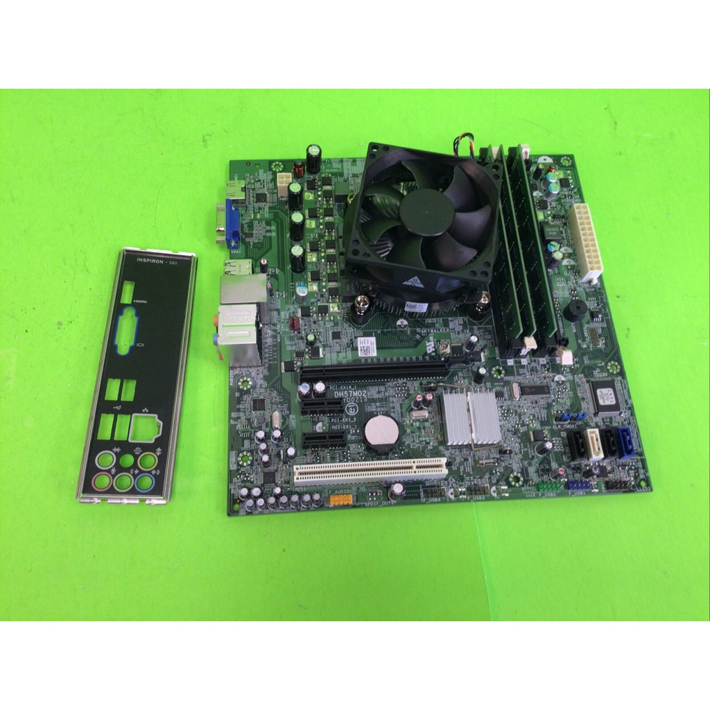 OEM DELL INSPIRON 580s INTEL i3-550 3.2GHz CPU 6GB RAM MOTHERBOARD C2KJT DH57M02