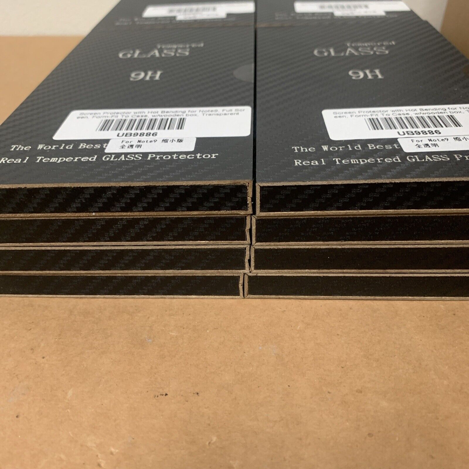 16-Pack Bulk LOT of Galaxy Note 9 Tempered Glass Screen Protector 9H - In Case