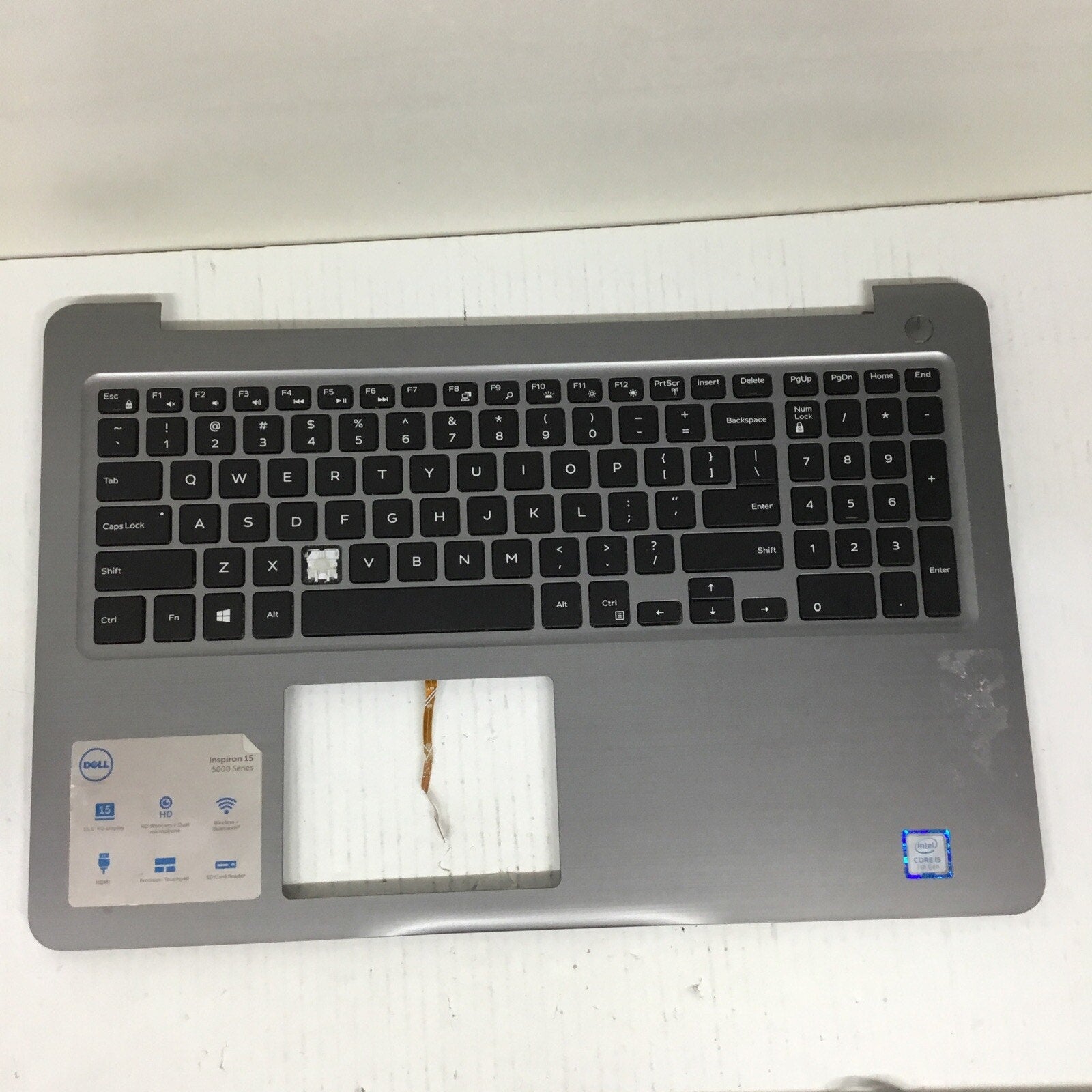 Dell OEM Inspiron 15 (5565 / 5567) Palmrest Keyboard Assembly
