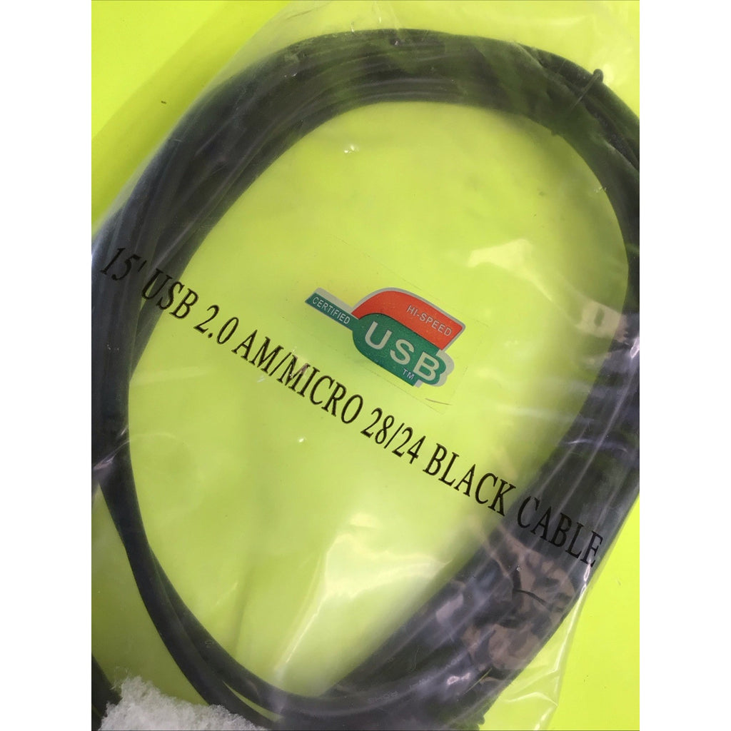 15 Foot Micro USB 2.0 Cable