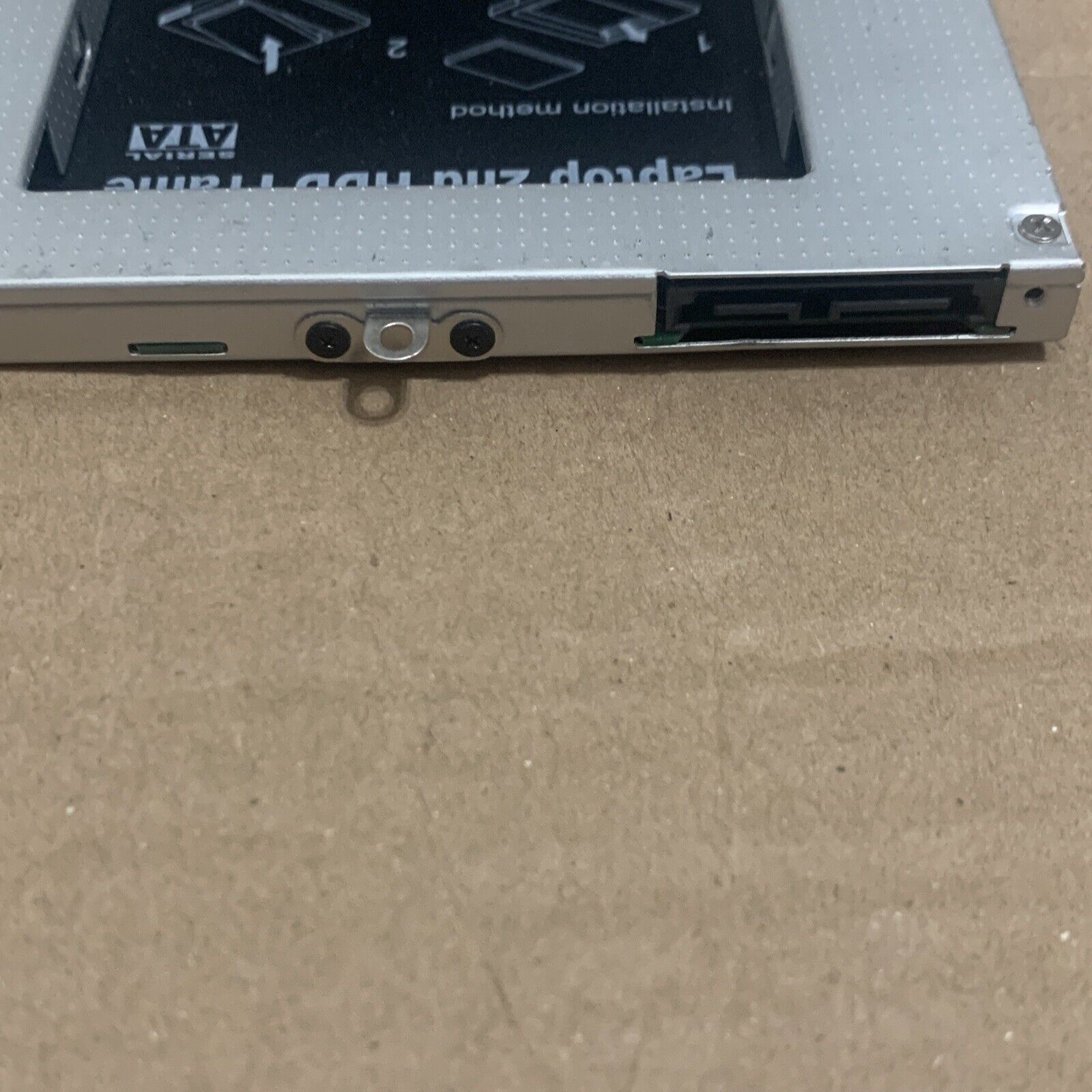 2nd SATA SSD/HDD Laptop Drive Caddy Enclosure 9.5MM- Fits In Optical Drive Slot