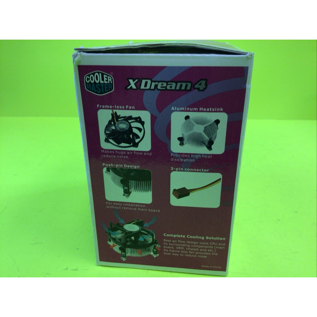 Cooler Master X Dream 4 LGA CPU Cooler and Fan RR-LEE-L911-GP