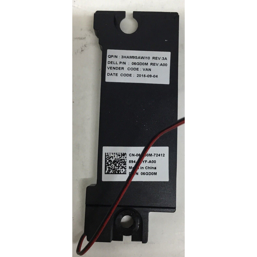 OEM Dell Inspiron 15 7000 7559 Laptop Subwoofer Speaker 6GD0M 06GD0M CN-06GD0M