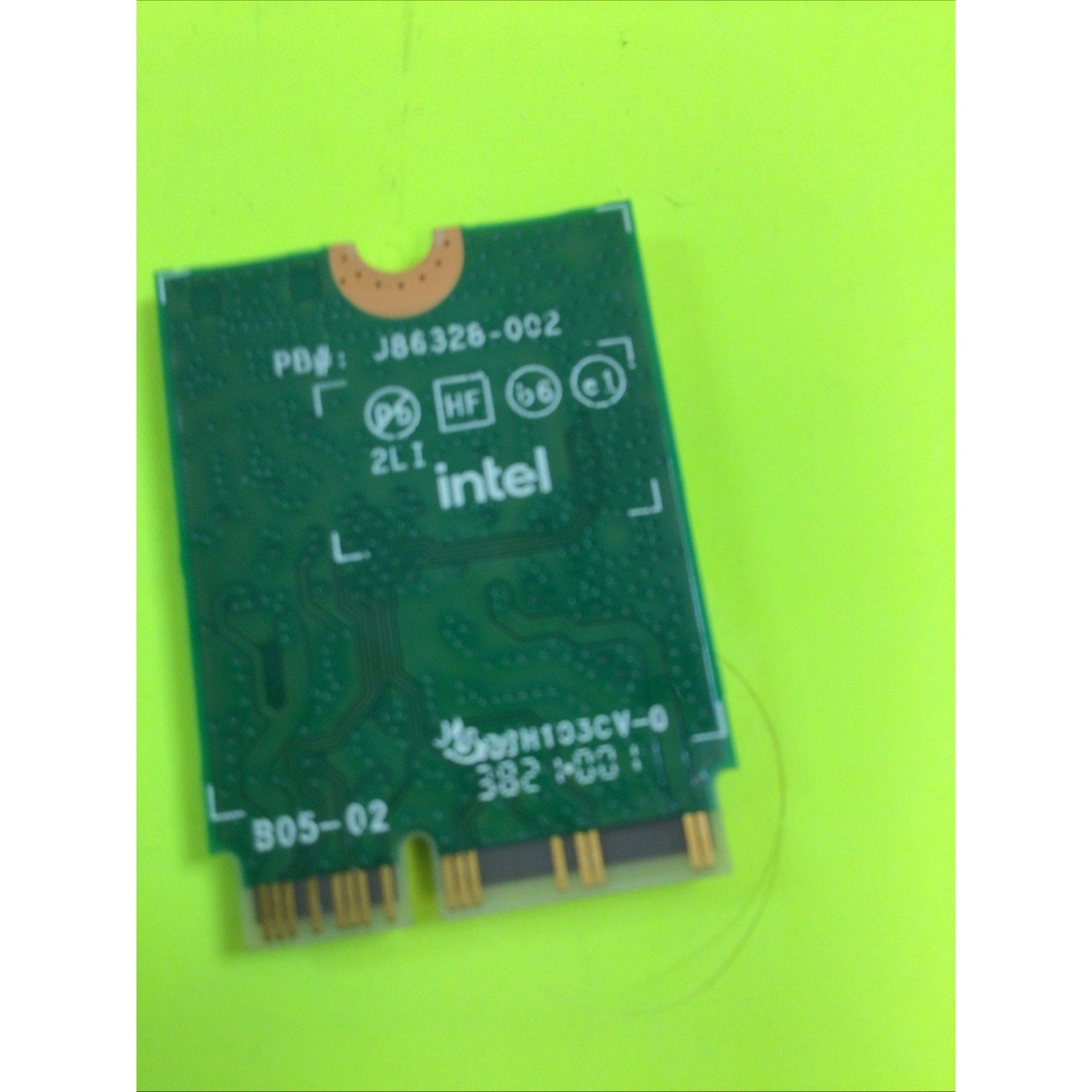 Intel AX201NGW WiFi 6 Dual Band Network Interface Card