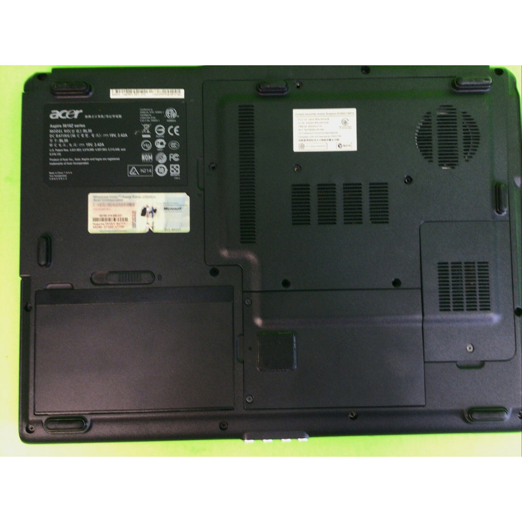 Acer Aspire 5610Z Intel T2060 2GB RAM NO HDD FOR PARTS or REPAIR