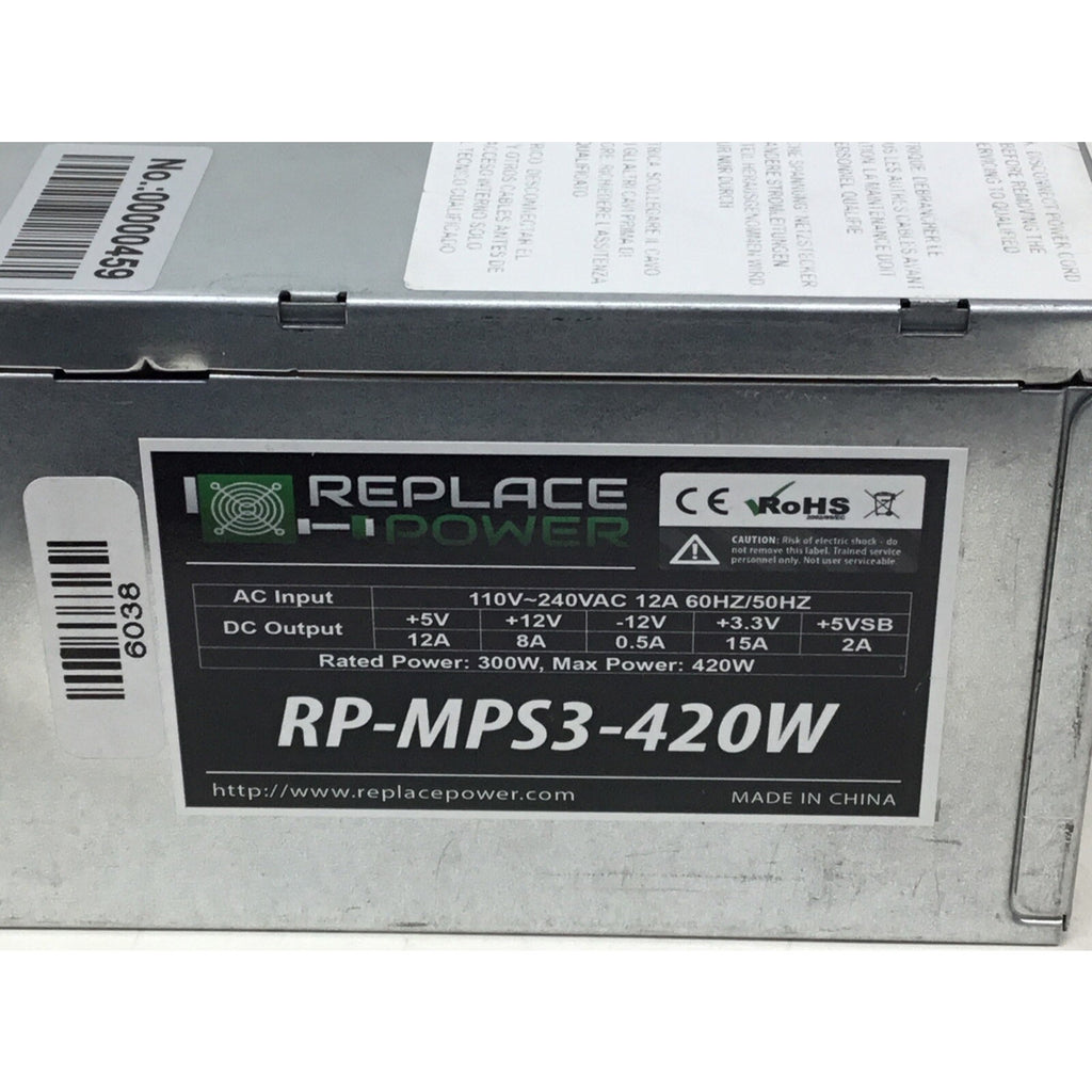 Replace Power Replacement for Dell XPS PC ATX Power Supply Tested