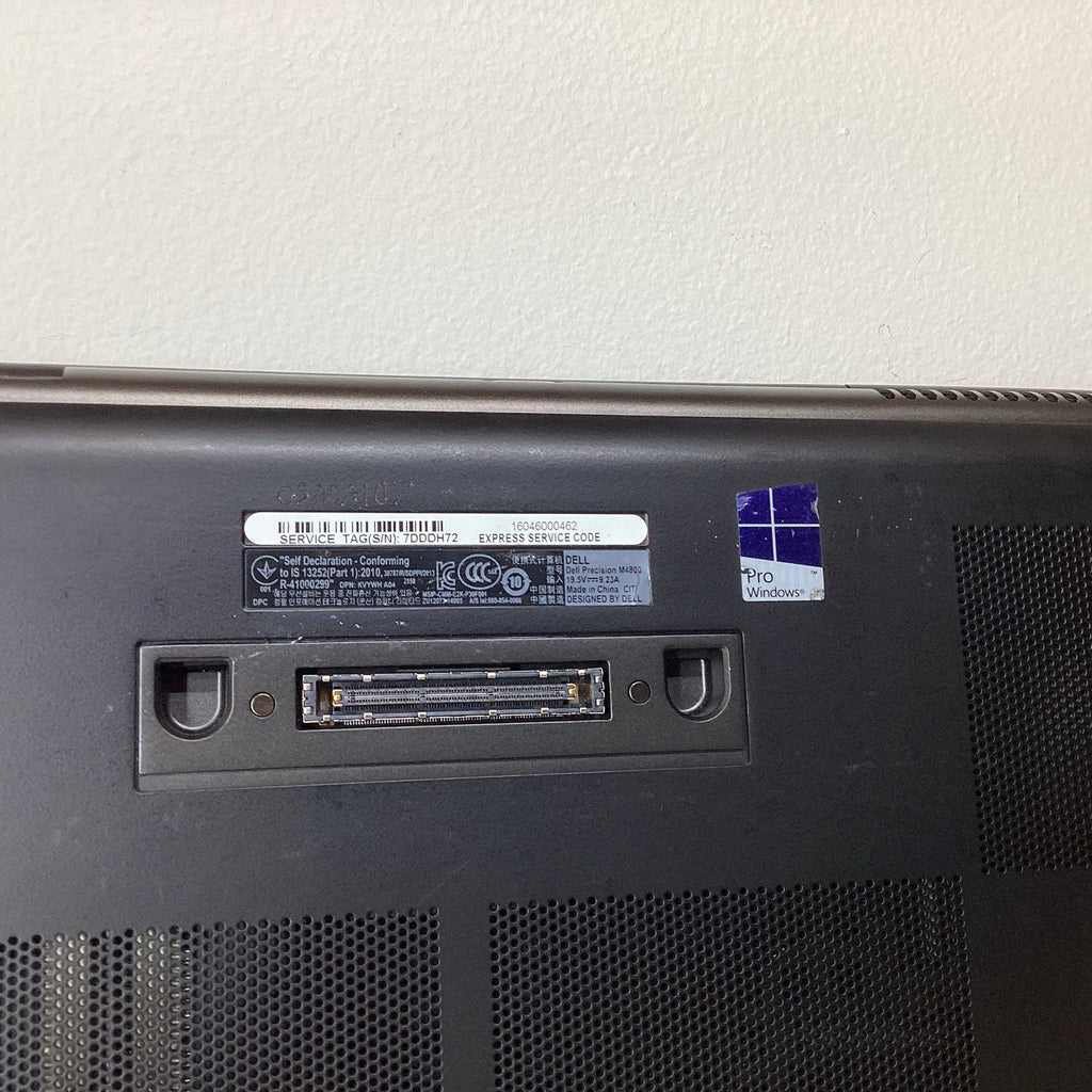 Dell Precision M4800 15.6" Laptop Intel i7-4710MQ 2.50GHz 8GB RAM W10 Pro