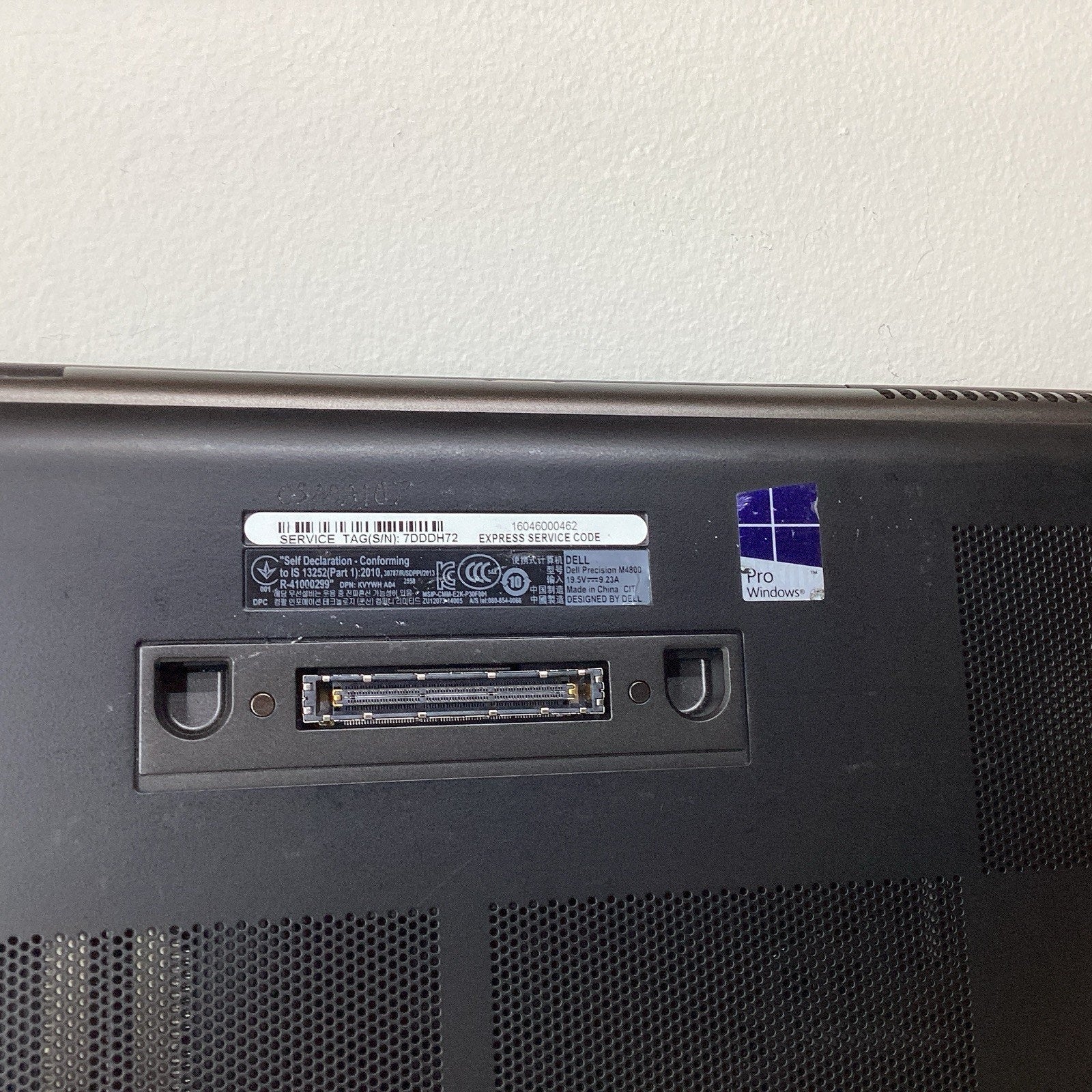 Dell Precision M4800 15.6" Laptop Intel i7-4710MQ 2.50GHz 8GB RAM W10 Pro