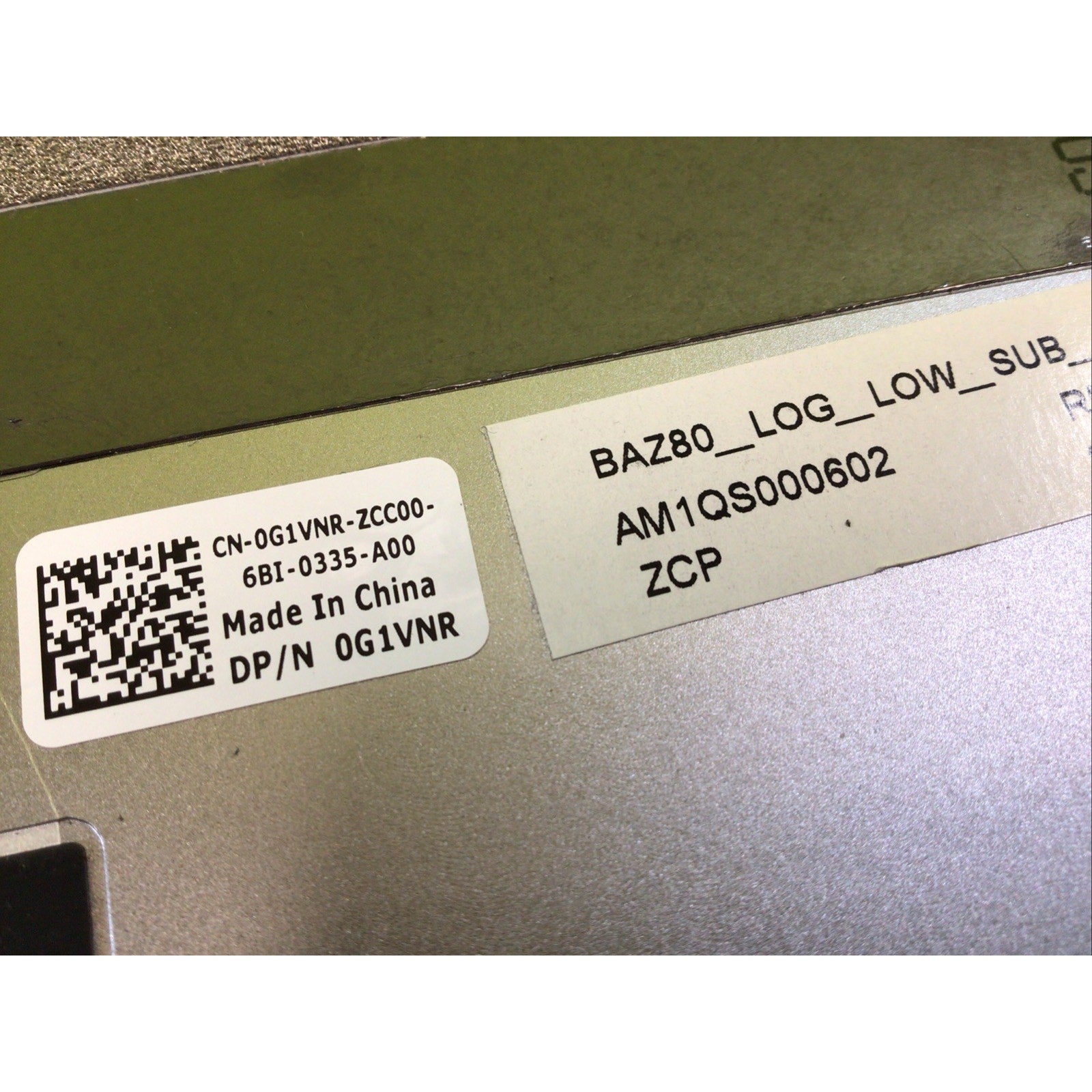 Dell XPS 13 9365 2-in-1 Bottom Plate Case G1VNR Silver