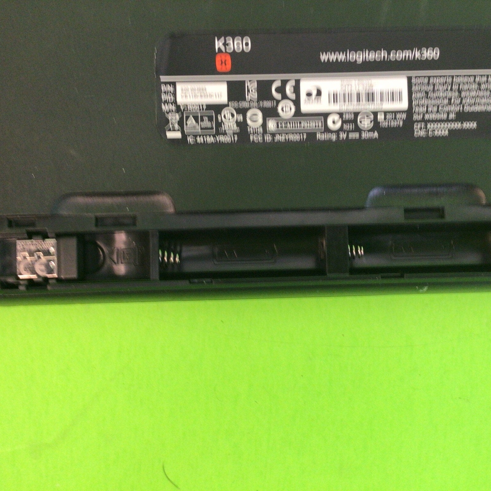 LOGITECH K360 Wireless Keyboard with Dongle