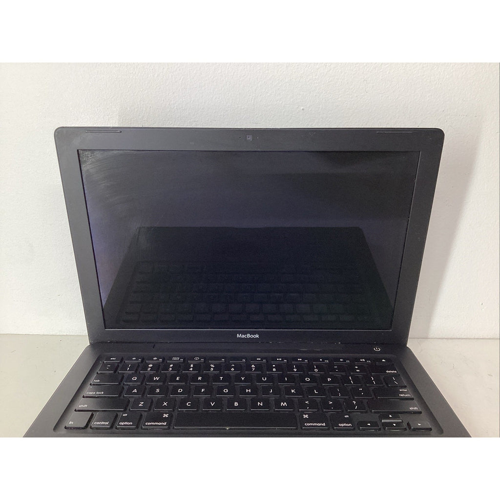 Black Apple MacBook A1181 Laptop 13.3" Intel Core Duo 2GB RAM No Batt-For Parts