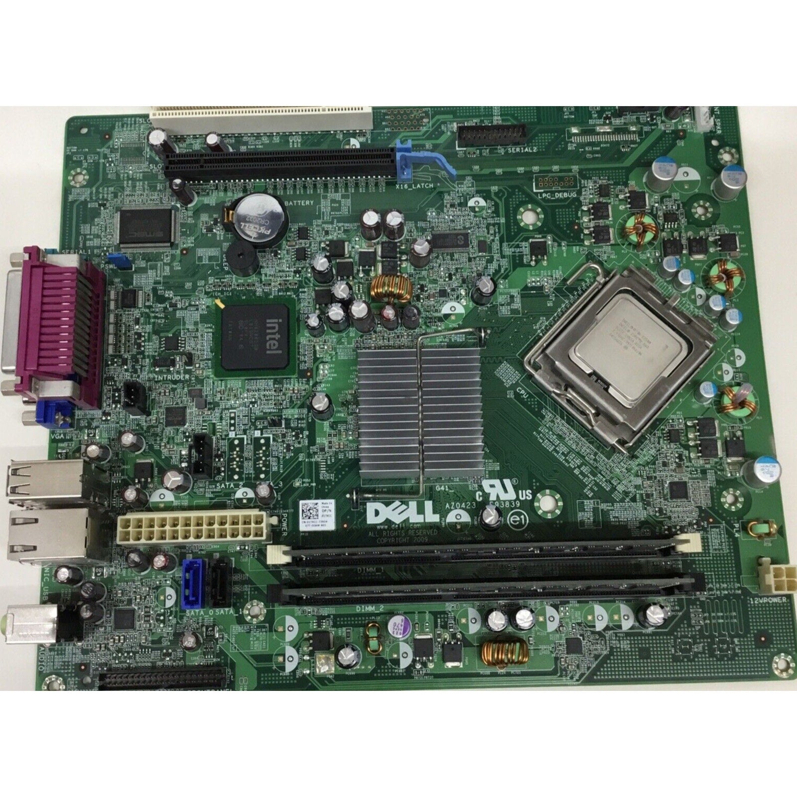 Genuine Dell Optiplex 380 SFF System Motherboard 1TKCC 01TKCC W/ CPU & Ram