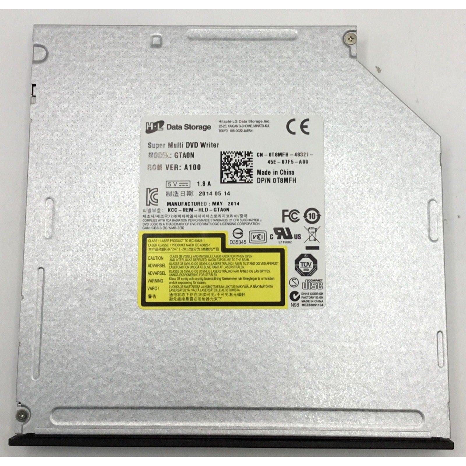 Dell H&L Super Multi DVD Writer Model: GTA0N, SATA