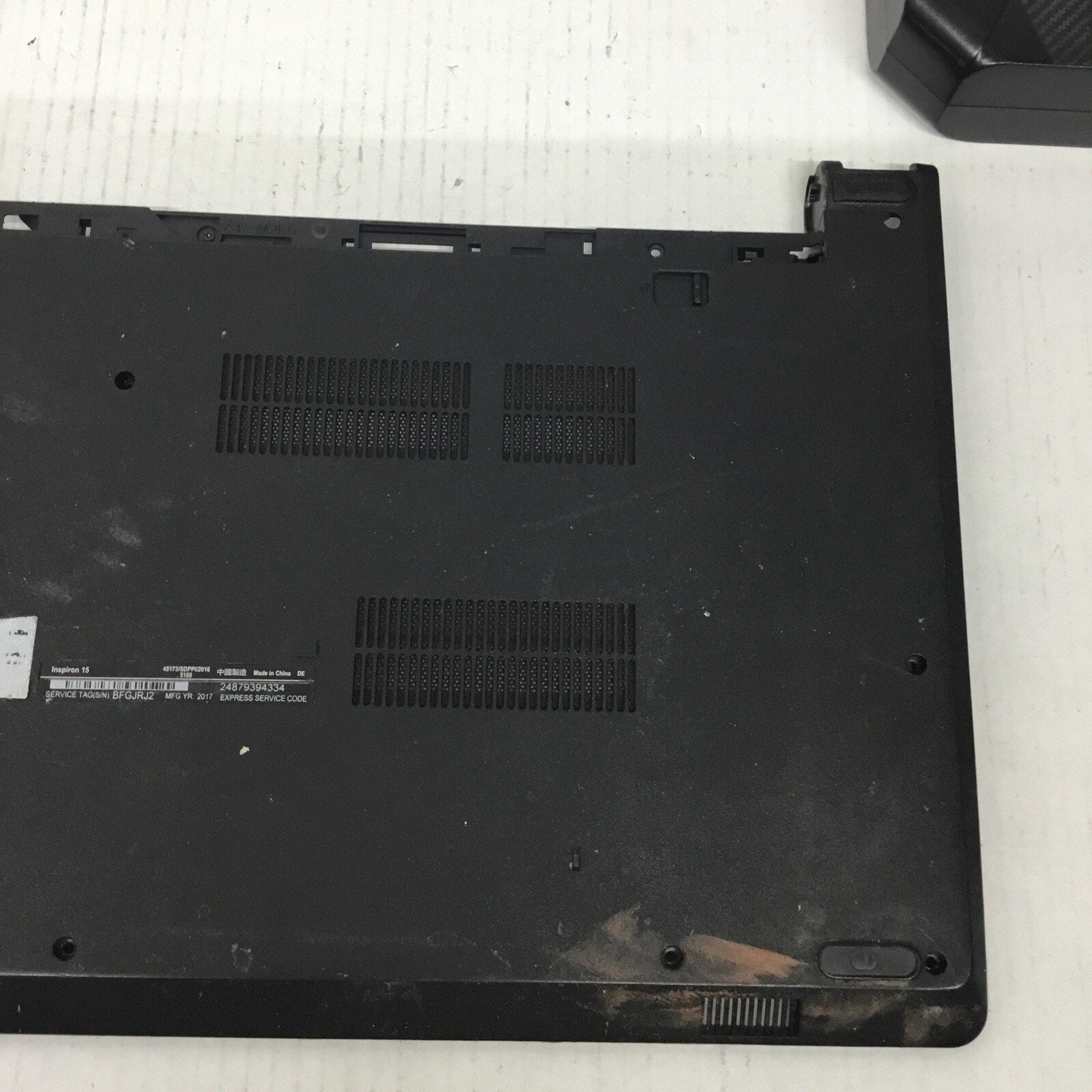 OEM Dell Inspiron 15-3000 3567 3565 3561 Black Bottom Case Cover 0X3VRG X3VRG US