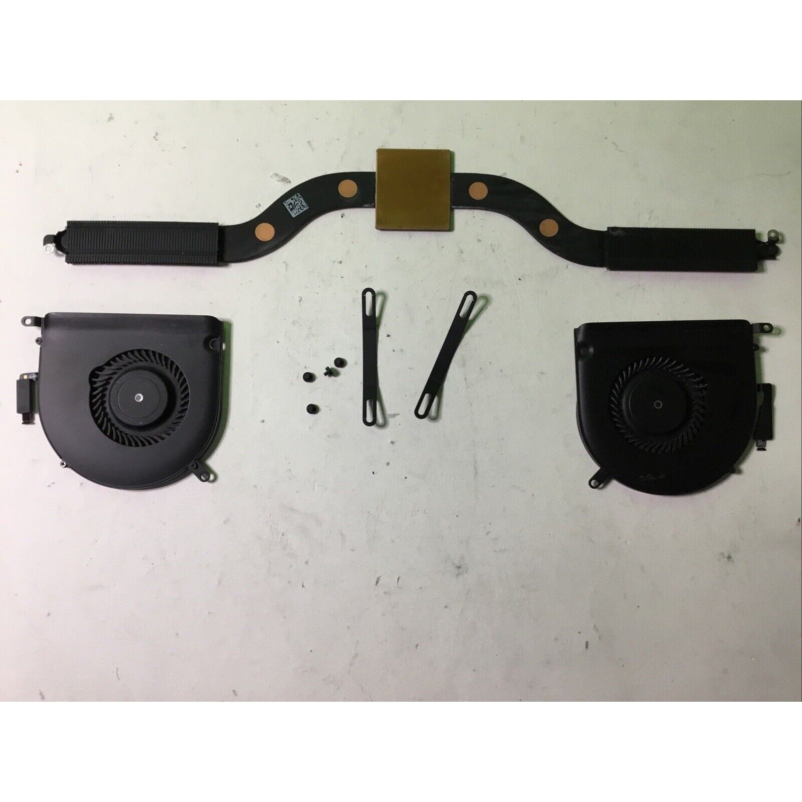 Apple MacBook Pro A1398 15" 2015 Genuine Cooling Fan Set w/ Heatsink OEM Pull