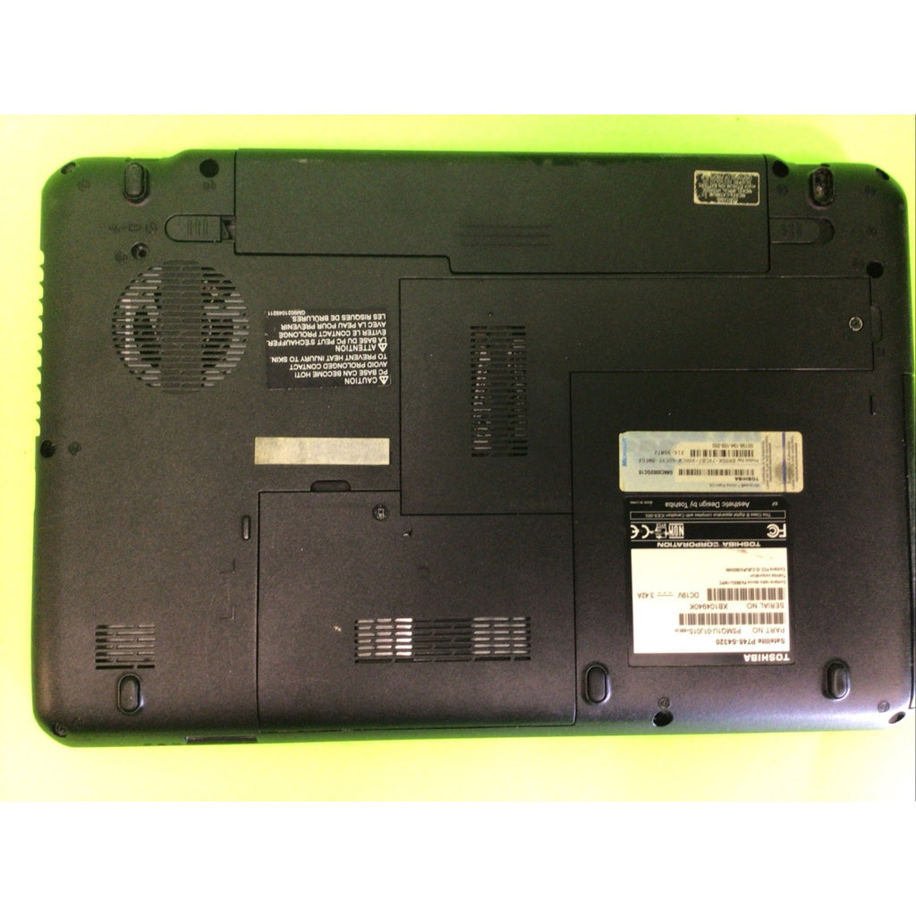 Toshiba Satellite P745-S4320 i5-2340M 6GB RAM NO HDD FOR PARTS or REPAIR