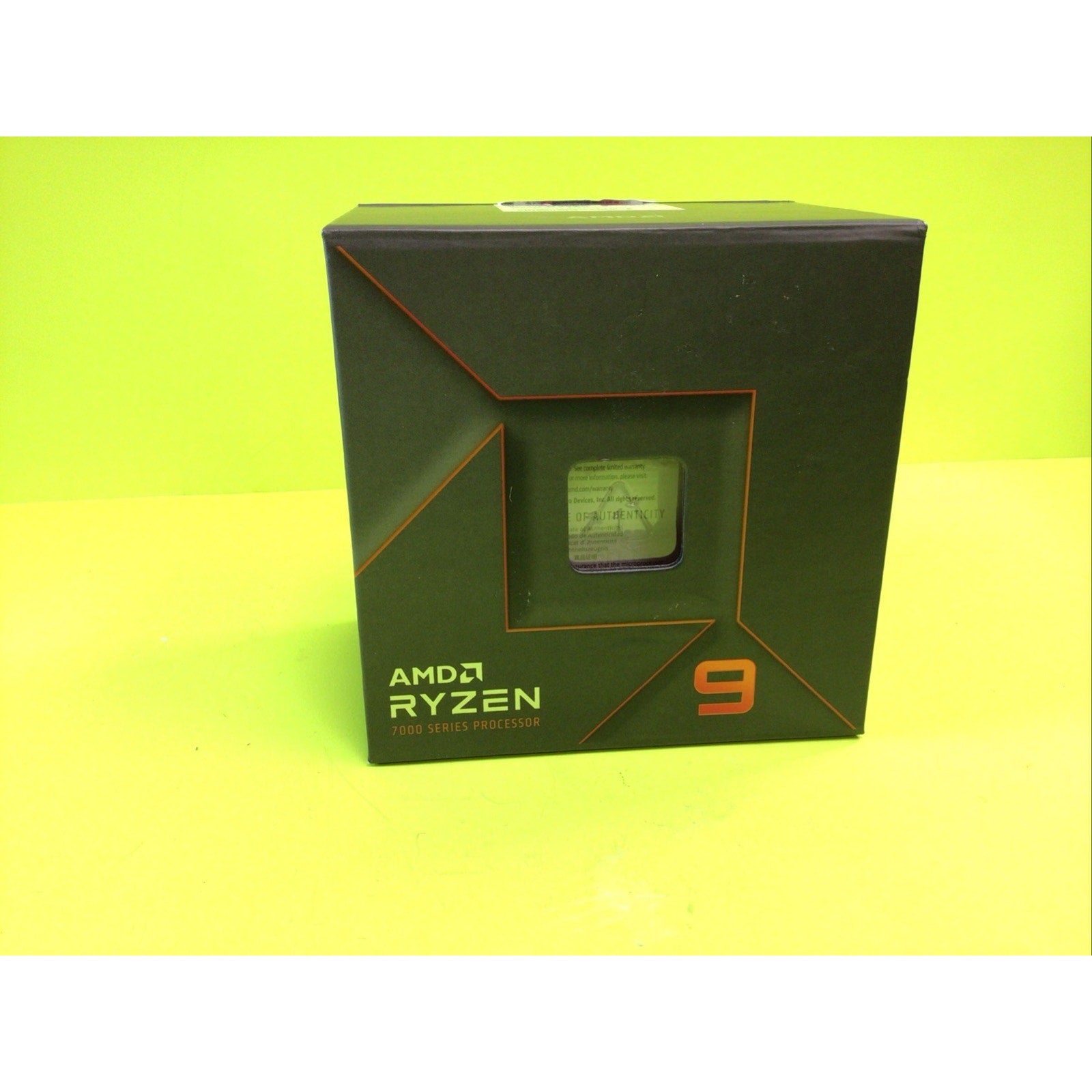 AMD Ryzen 9 7900X Empty Box For Display