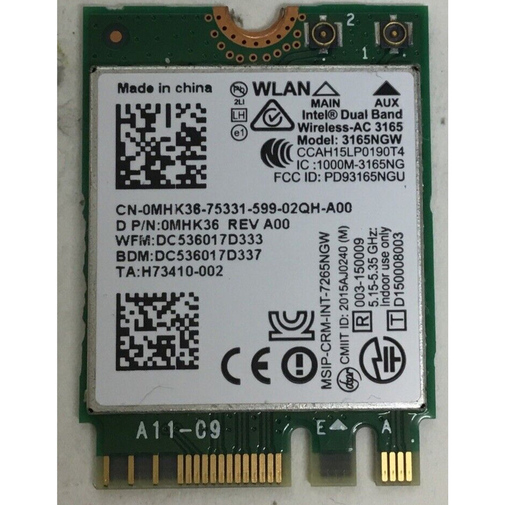 Dell Inspiron 15 7559 Intel Wifi Dual AC-3165 0MHK36