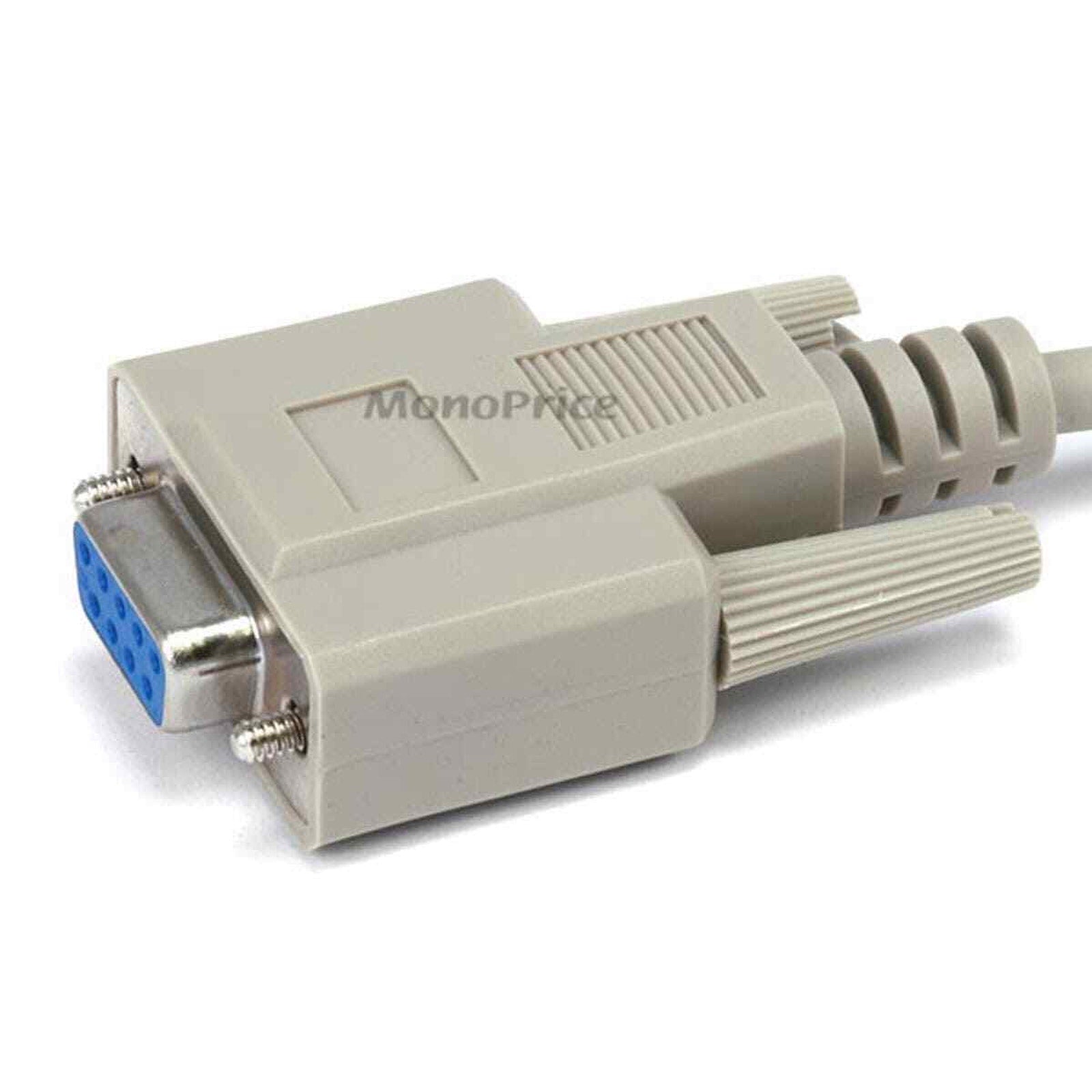 10ft DB9-Female / DB25-Male Molded Cable - 10 Feet