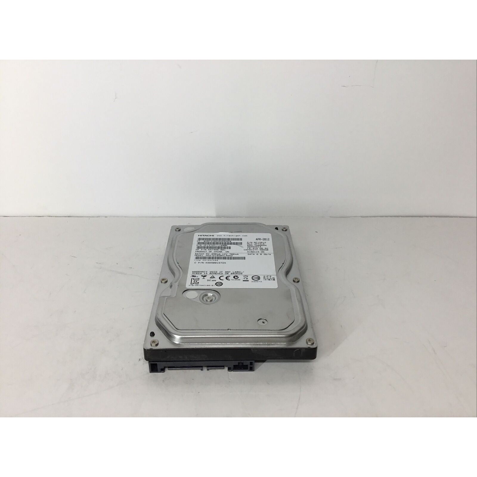 Hitachi Deskstar 0F15012 647466-001 500GB HDD 3.5 SATA Hard Drive Desktop Disk