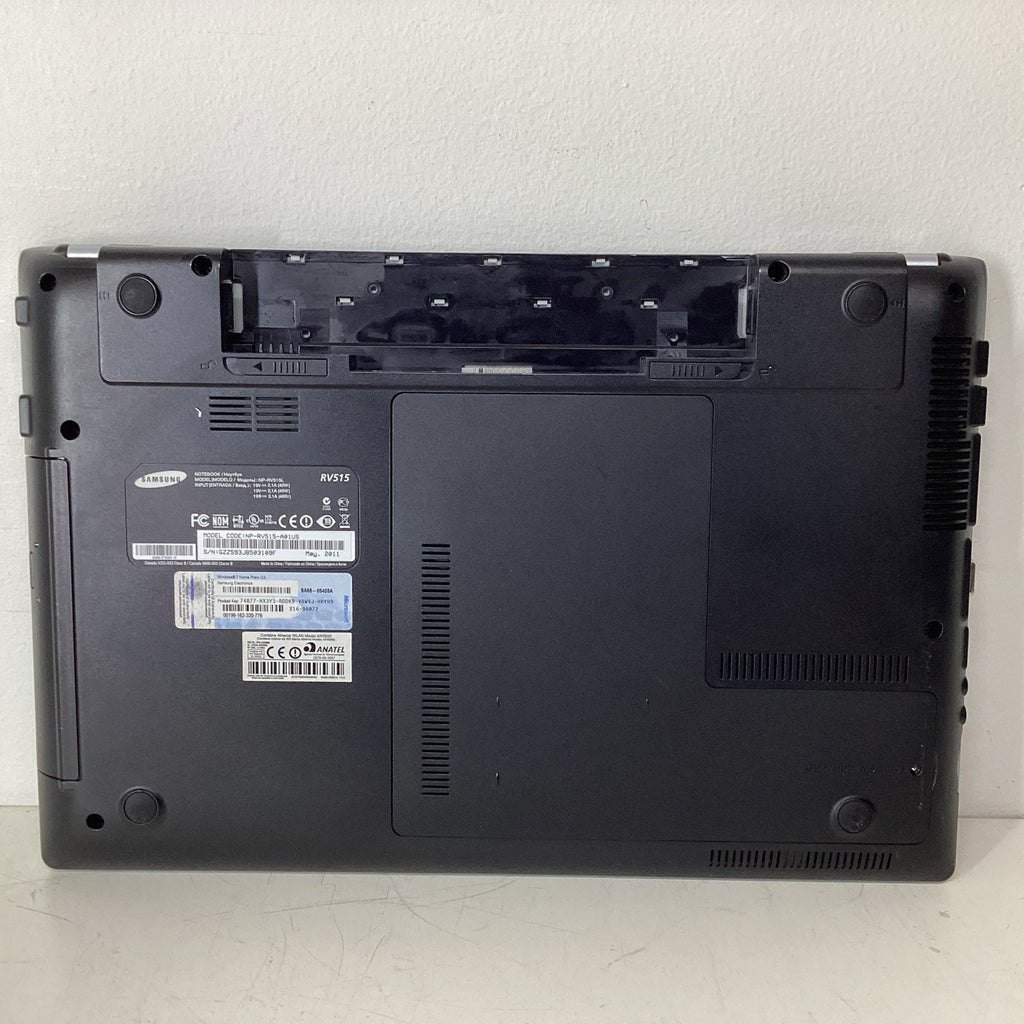 Samsung NP-RV515-A01US 15.6 AMD E-350 Dual-Core 4GB RAM 320GB HDD - For Parts