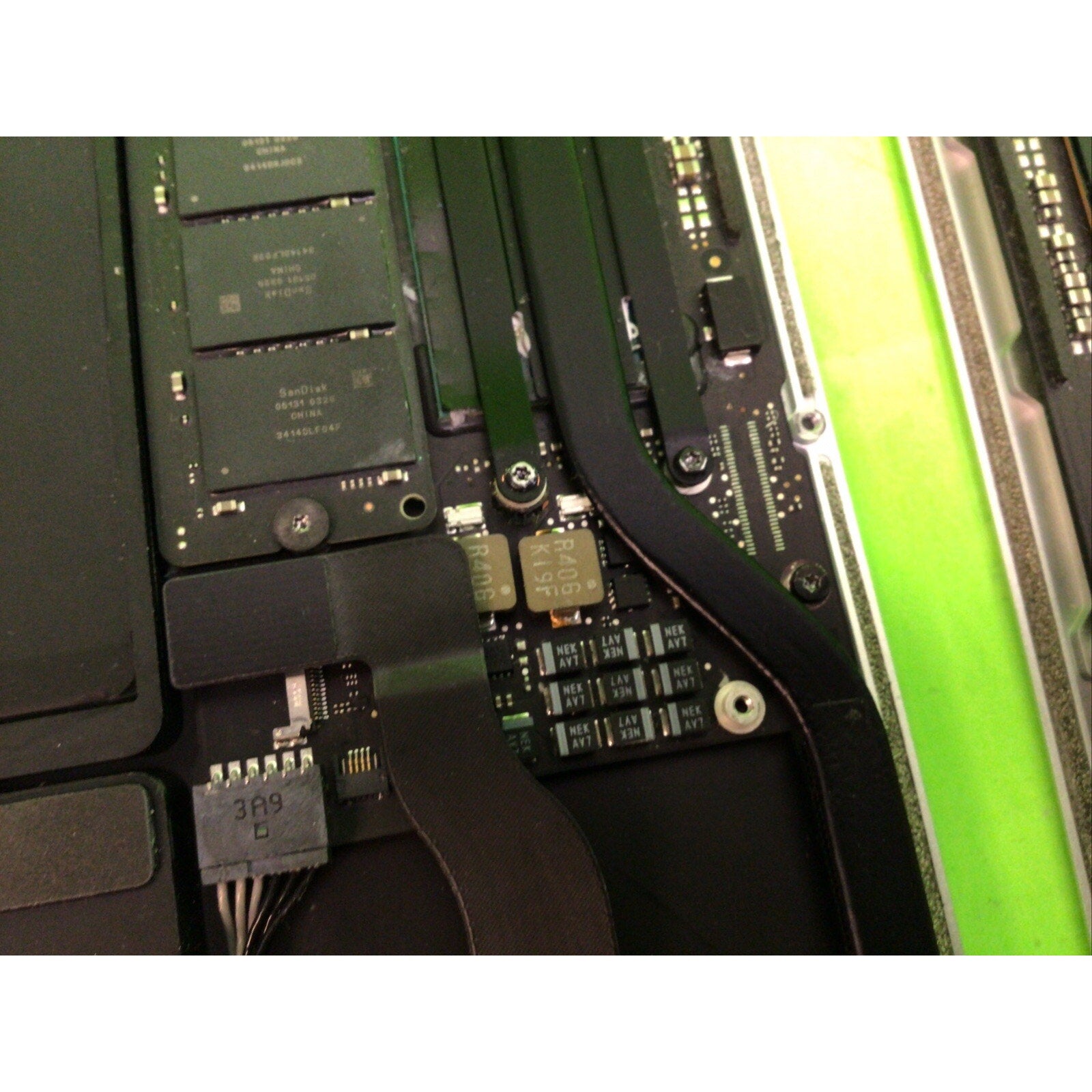 Lot of 2x MacBook Air A1466 Palm Rest Motherboard Assembly FOR PARTS or RECYCLE