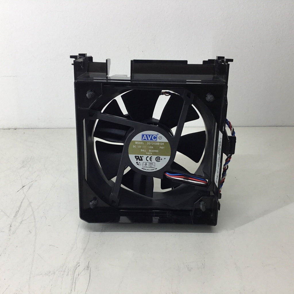Dell 0H7058 Case Fan AVC DD12038B12H Fan With Shroud 12V 4 Pin