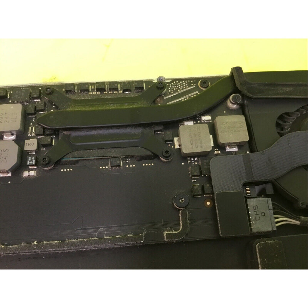 FOR PARTS Apple MacBook Air 13" A1466 Palmrest Assembly and Motherboard