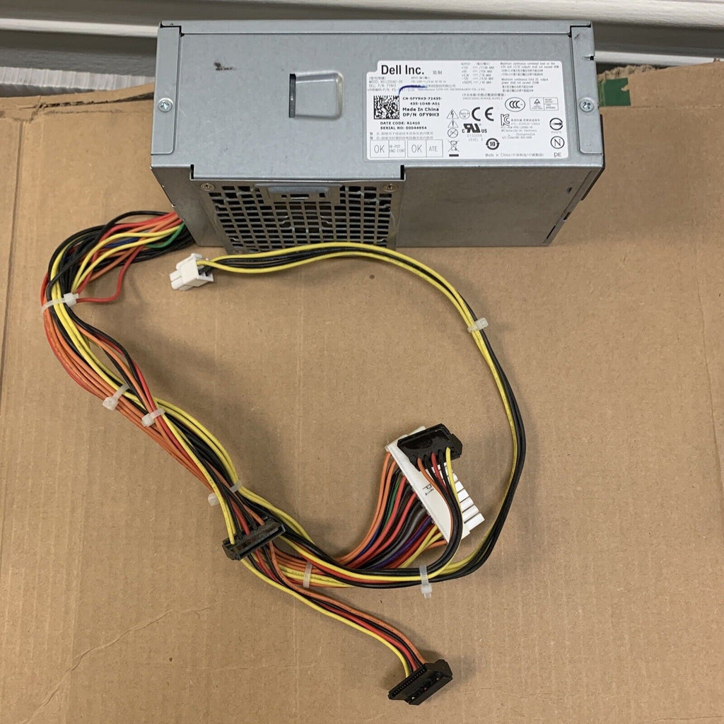 DELL OPTIPLEX 3010 250W Power Supply L250AD-00 Dell p/n FY9H3 PS-5251-01DI 375CN