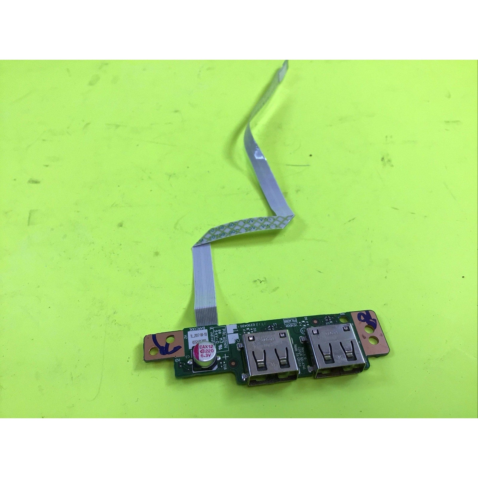 Lenovo Ideapad 310-15ABR USB Port I/O Board w/Cable NS-A741