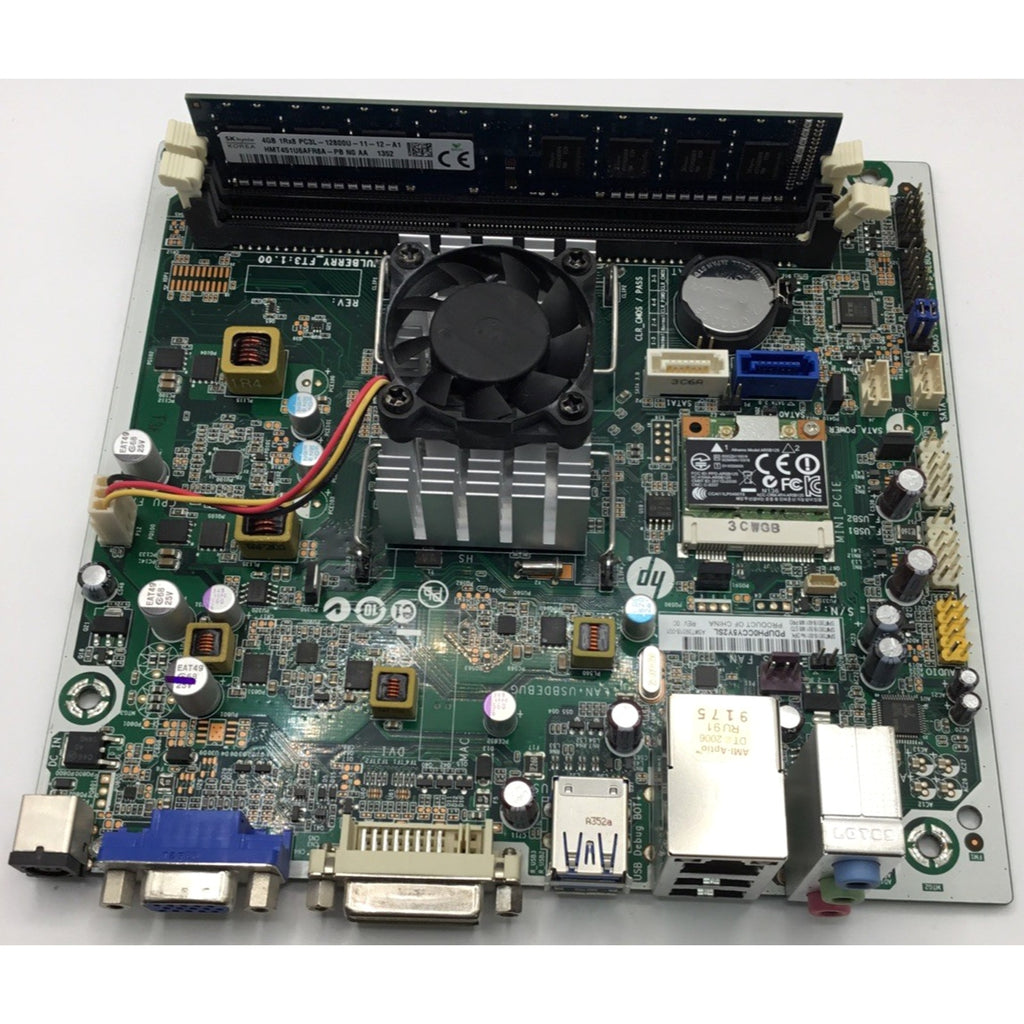 HP 739318-001 Slimline 110 Motherboard AMD A4-5000 1.5GHz+ 4GB DDR3 + CPU cooler