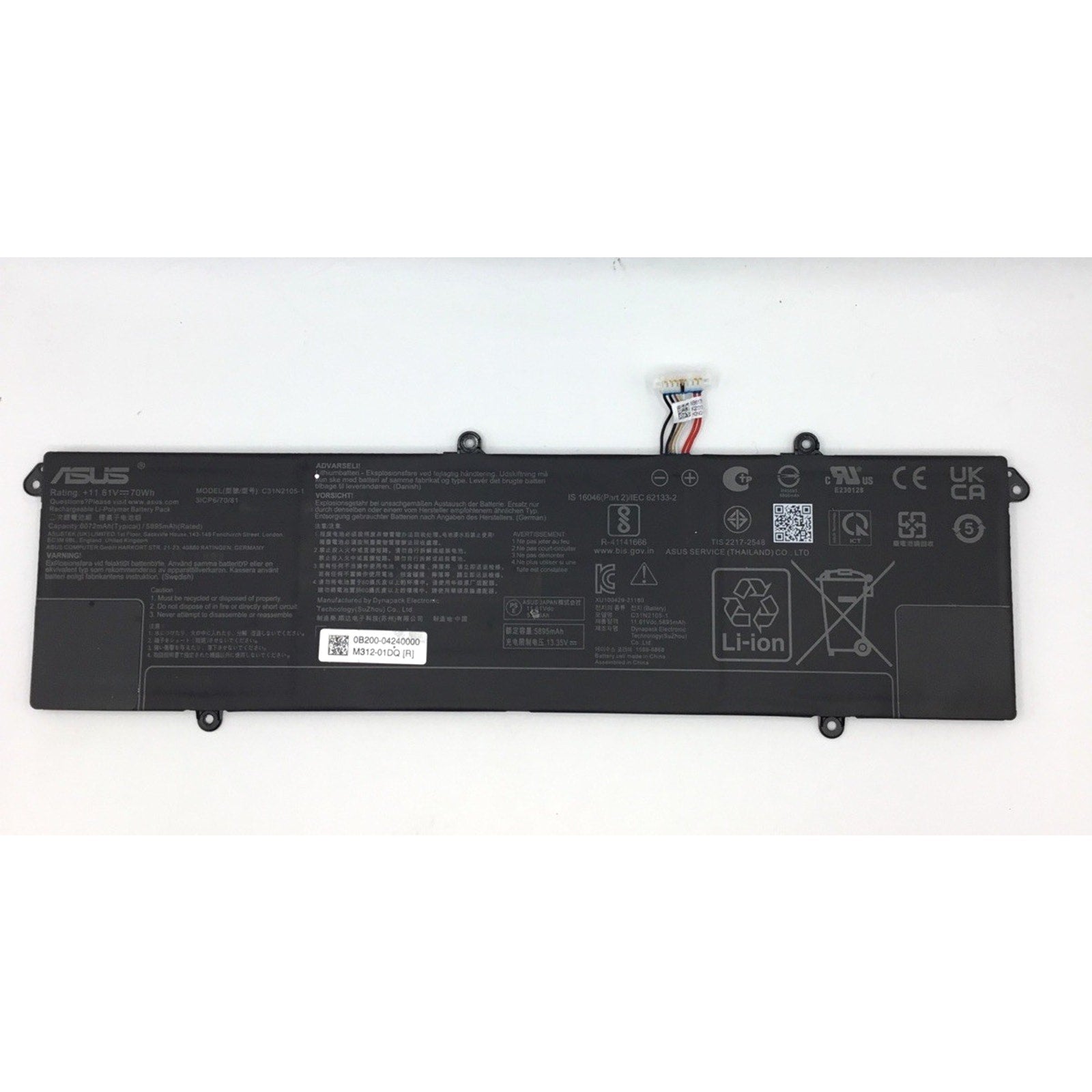 ASUS Creator Q530V OEM Laptop Battery Tested Working