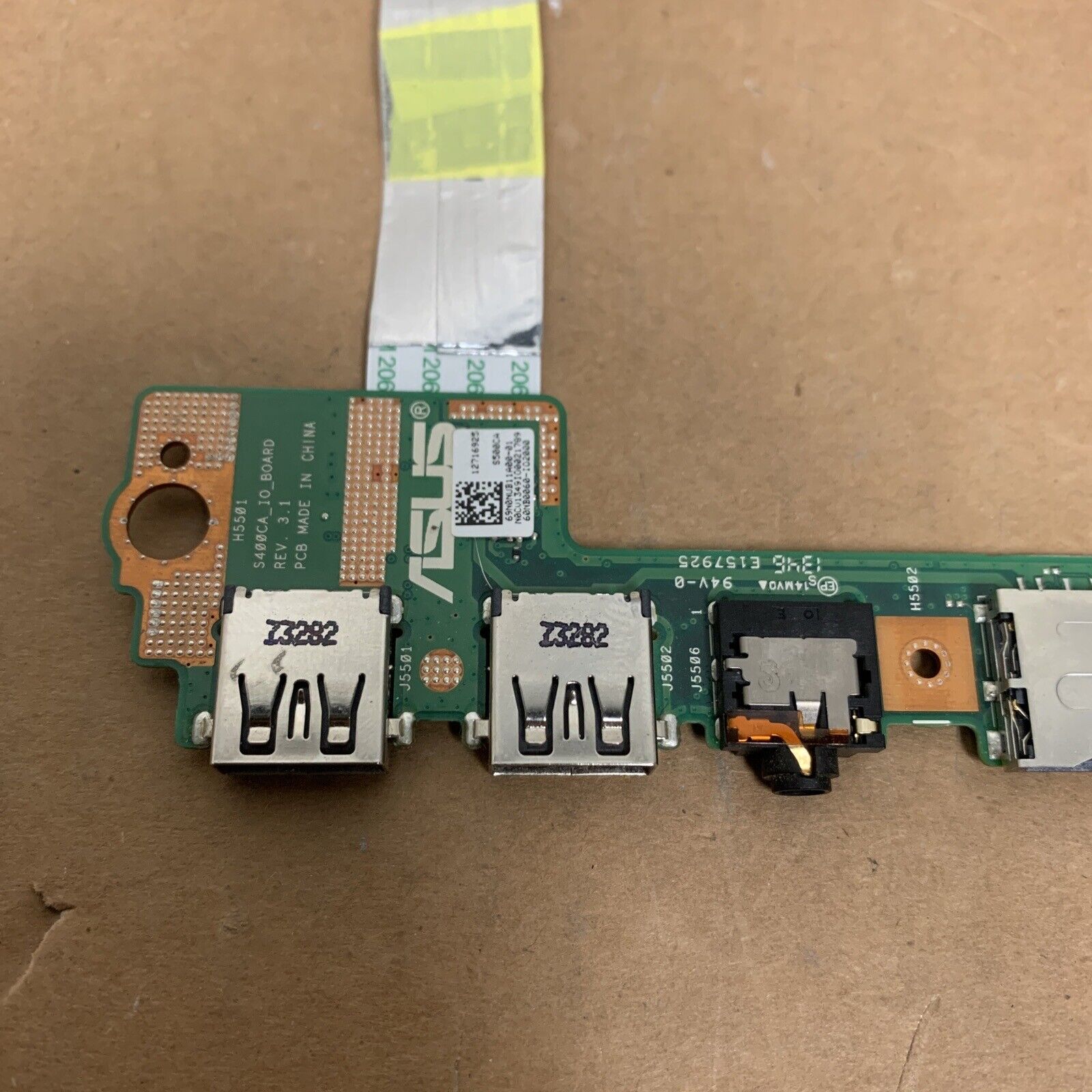 ORIGINAL ASUS S400C/V500 IO BOARD & CABLE 60NB0050-IO1 - S400CA_IO_Board - H5501