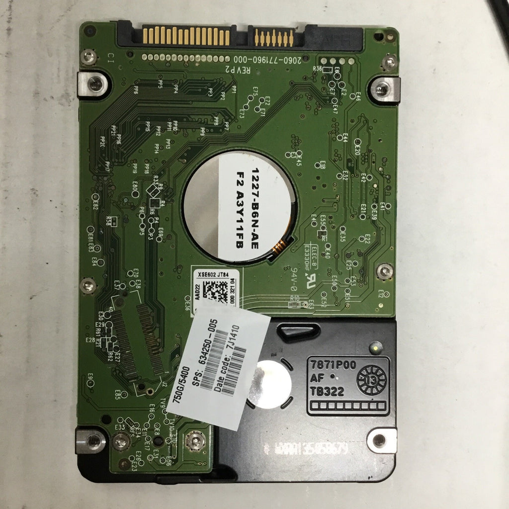 WD WD7500BPVX 771933 2.5" 750GB WD Blue Hard Drive