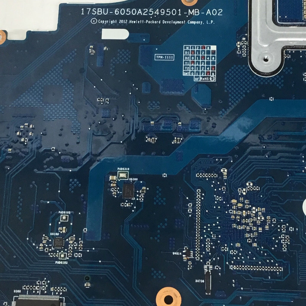 For Parts HP ENVY TOUCHSMART 17-J153CL INTEL MOTHERBOARD 6050A2549501 720265-501