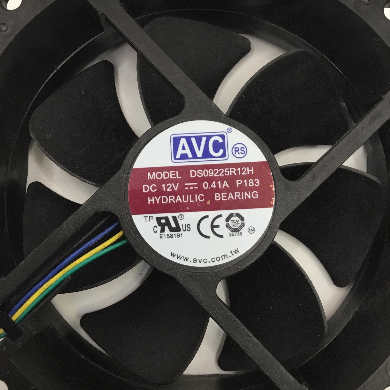 AVC DS09225R12H 12V 0.41A 4PIN CPU Cooling Fan