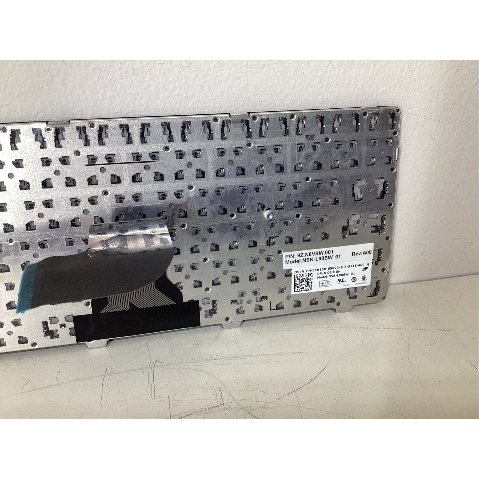 Dell Black Laptop Keyboard 06H10H 6H10H 9Z.N8VSW.01D NSK-L90SW 01