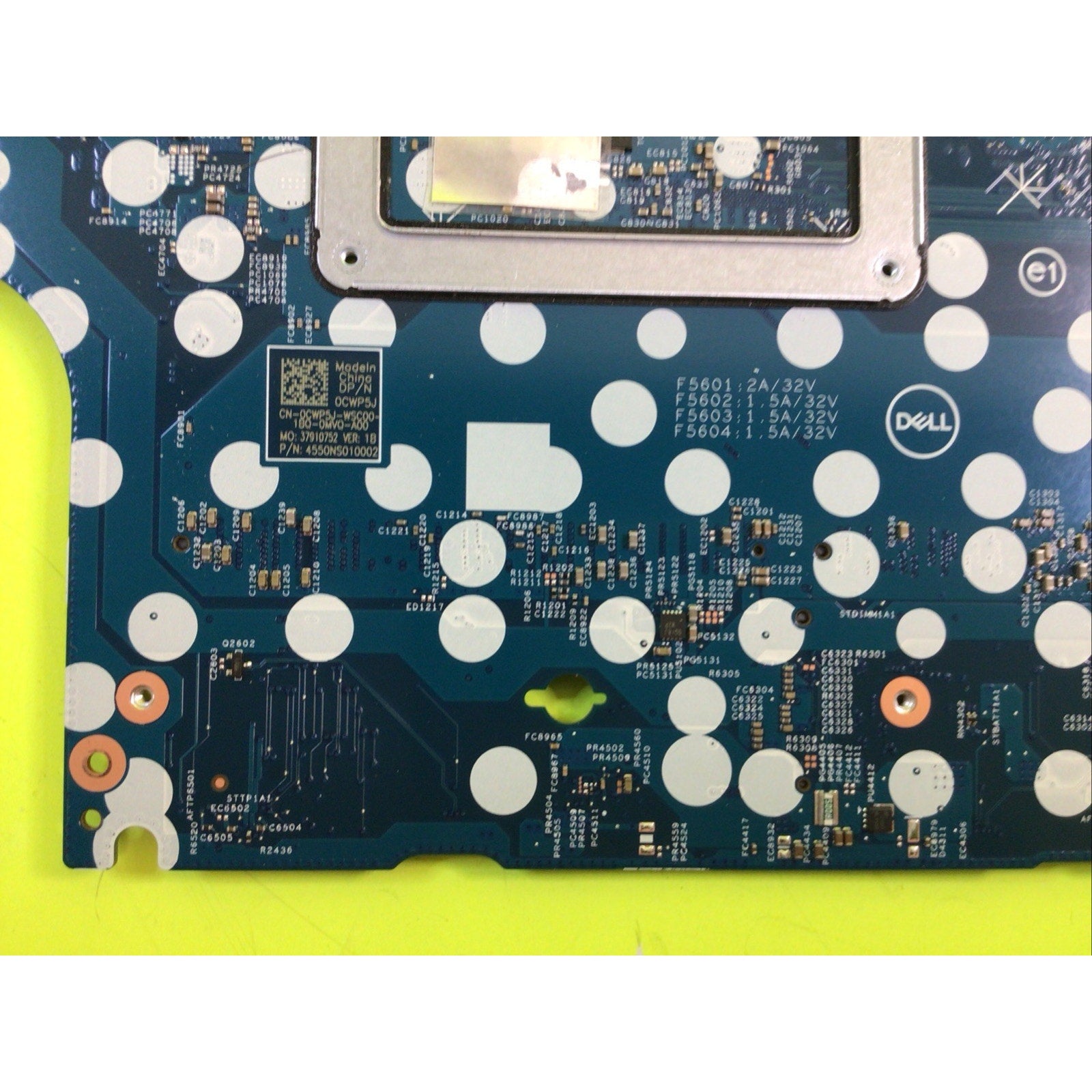 Dell Latitude 5521 Intel Core i7-11850H 2.5GHz Motherboard 0CWP5J CWP5J