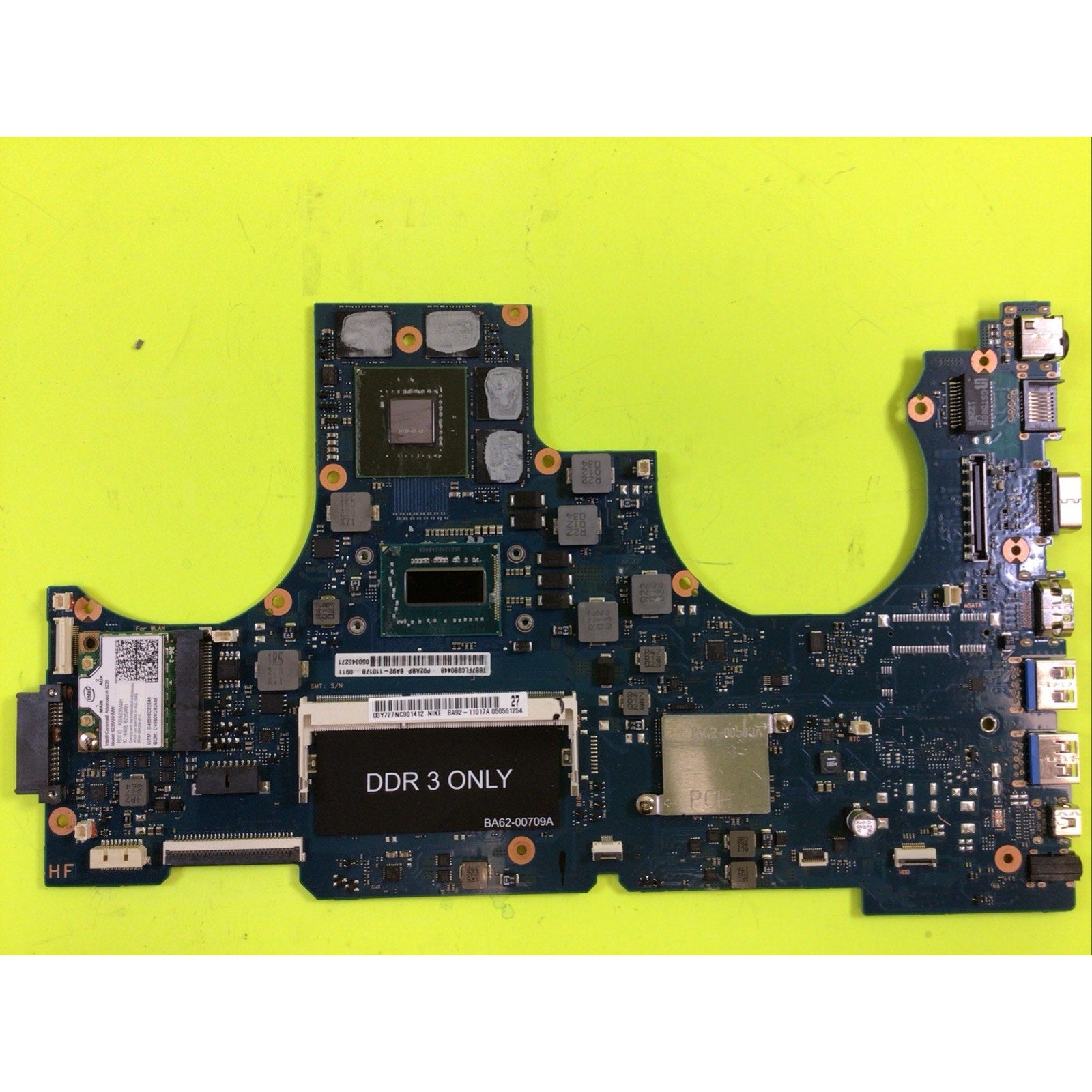 Samsung NP700Z7C Motherboard BA92-11017B Core i7-3635QM FOR PARTS or REPAIR