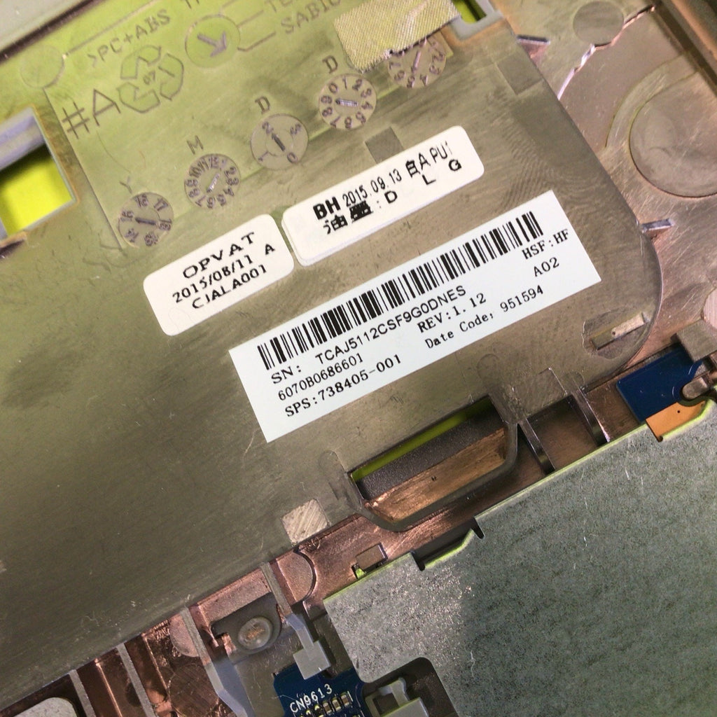 GENUINE HP ProBook 640 G1 OEM Palmrest w/ Touchpad 738405-001