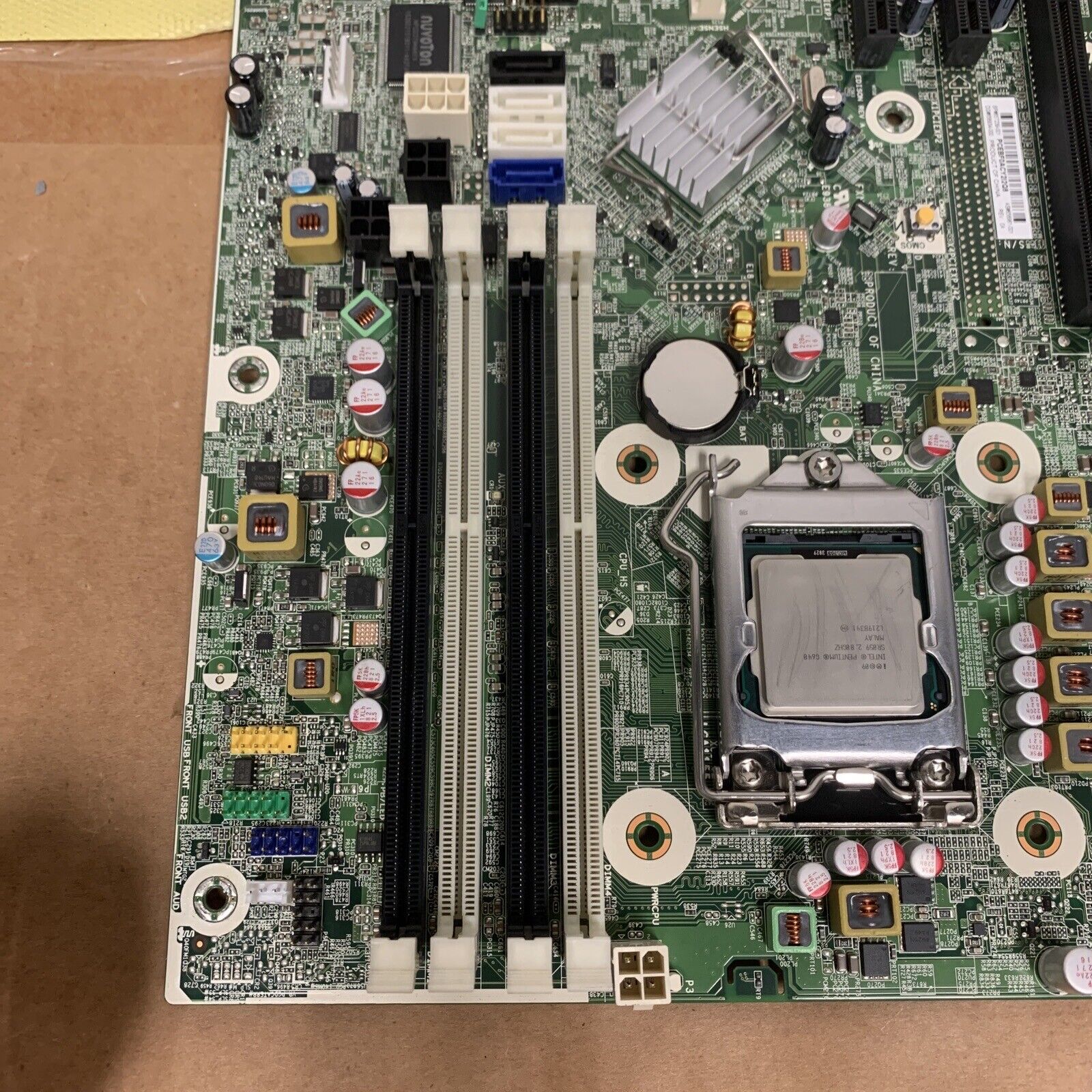 HP Pro 6300 SFF Desktop Motherboard 656934-001 657239-001 With Intel G640 CPU