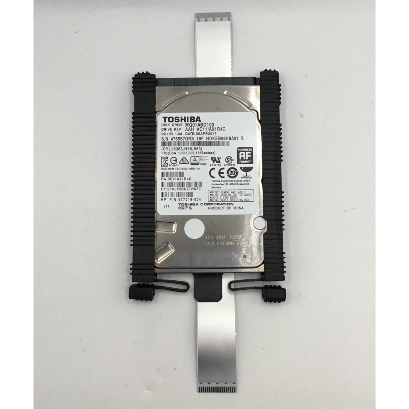 TOSHIBA MQ01ABD100 1TB SATA HDD HARD DISK DRIVE 677019-004 778192-005