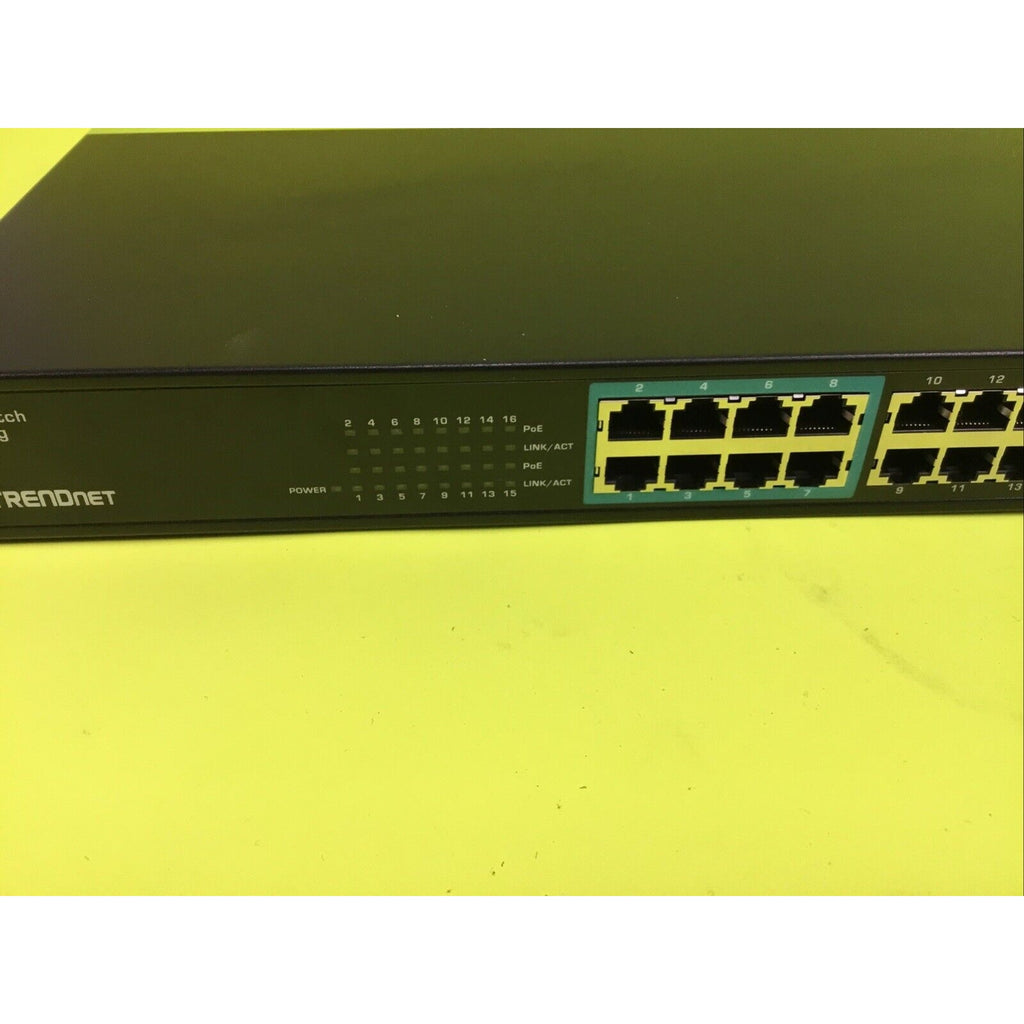 Trendnet TPE-T88g 16-Port GREENnet 10/100 Mbps PoE+ Switch