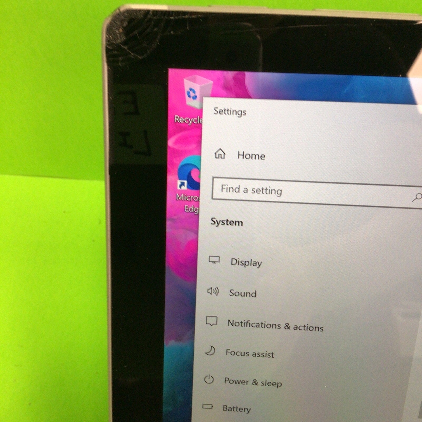 Microsoft Surface Pro 5 m3-7Y30 1.0GHz 4GB RAM 128GB SSD FOR PARTS or REPAIR