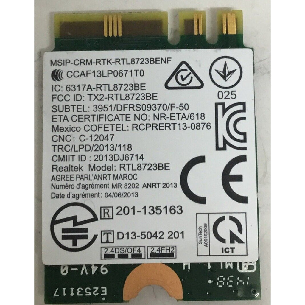 Realtek RTL8723BE Wireless WIFI Card Lenovo 20-200570 FRU 04X6025