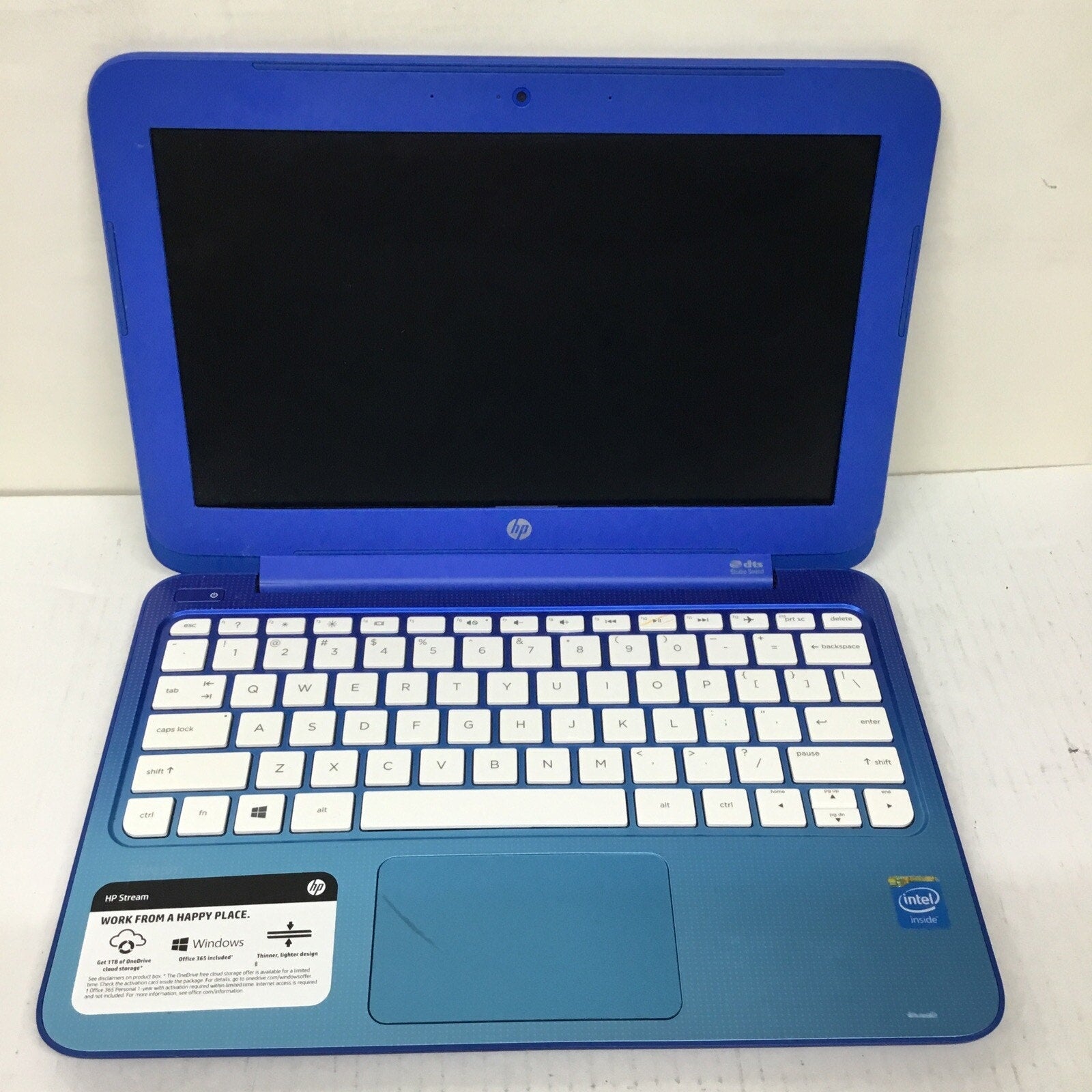 HP Steam 11-d010wm - 11.5” Notebook Laptop - Blue - UNTESTED