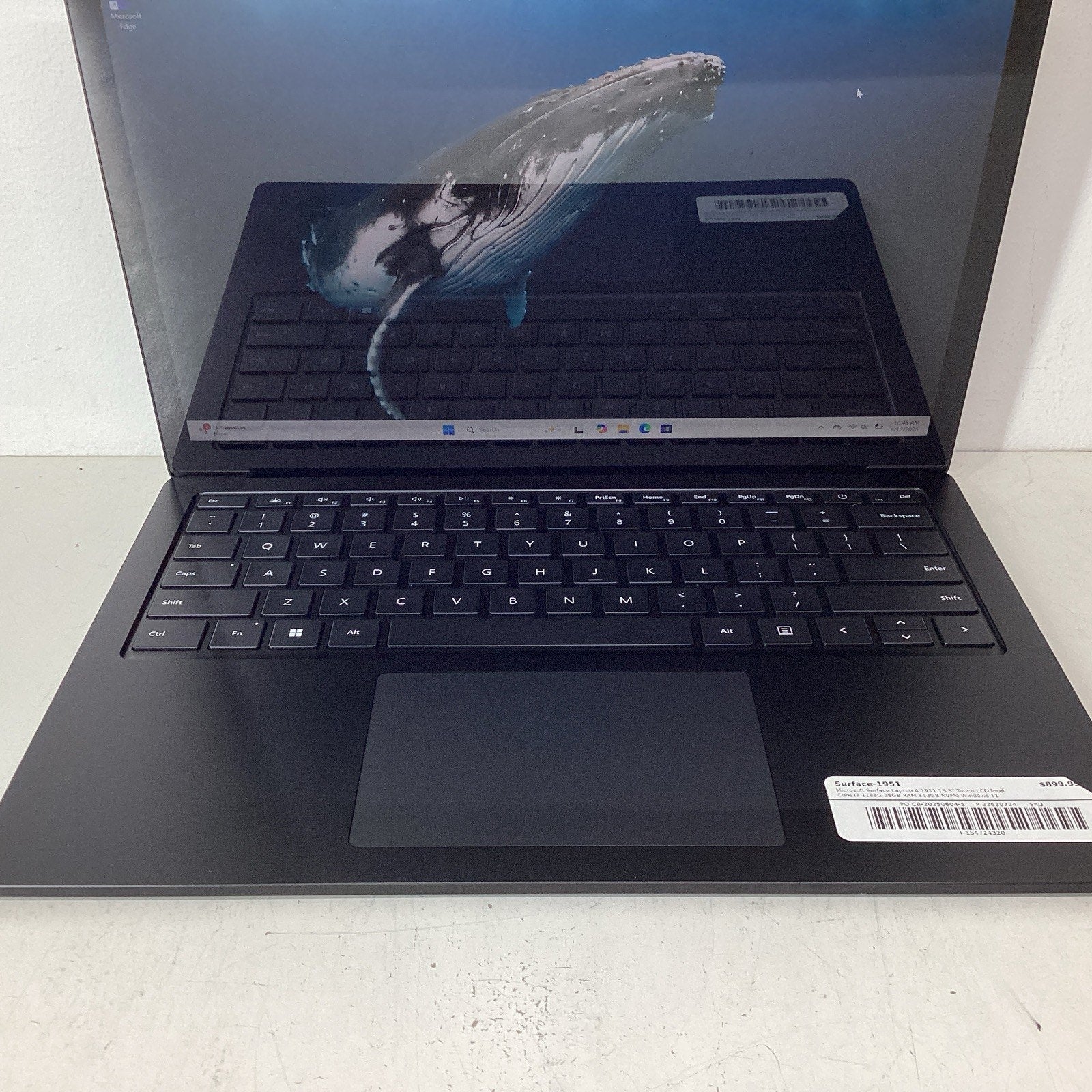 Microsoft Surface Laptop 4 1951 13.5" Intel i7-1185G 16GB RAM 512GB SSD Win 11